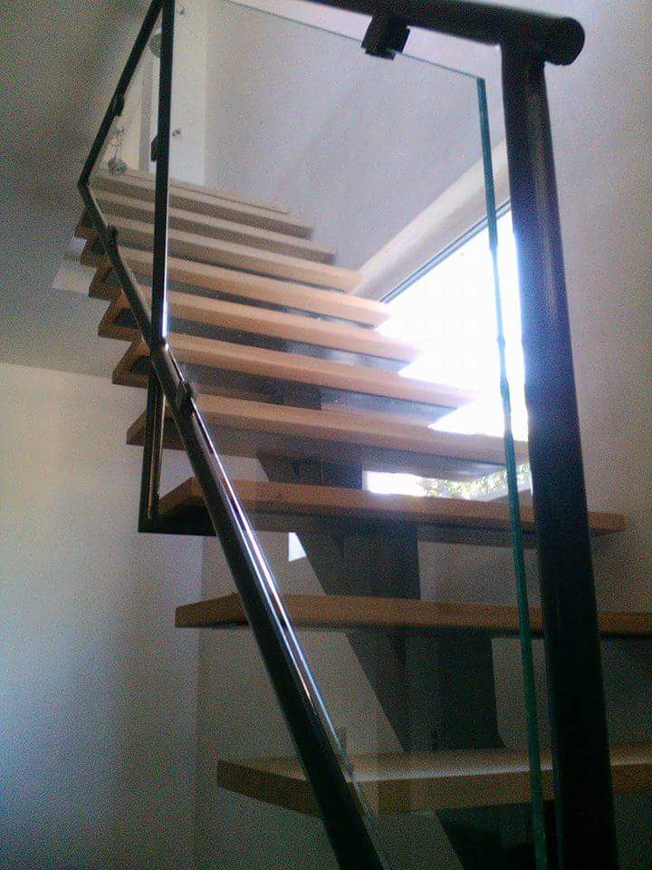 Rampe D'escalier vitré